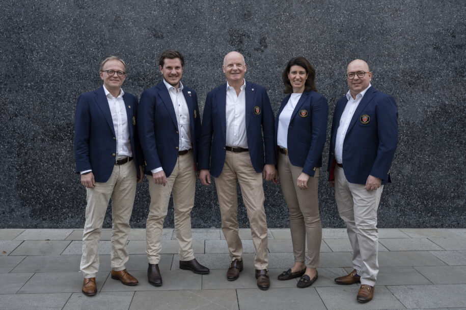 Der GVL-Vorstand 2022: Thomas Schaber, Sebastian Schredt, Peter Tinner, Christine Tinner-Rampone, Riccardo Cosi, (v.l.)